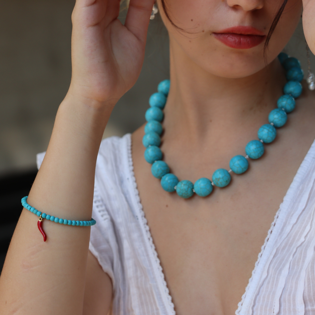 Colier, Azur Aimanté